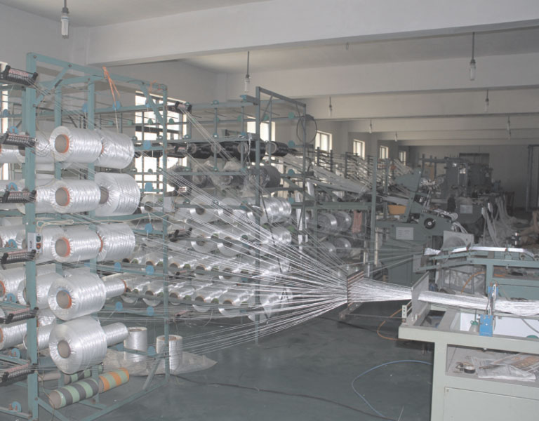 尼龙绳生产车间