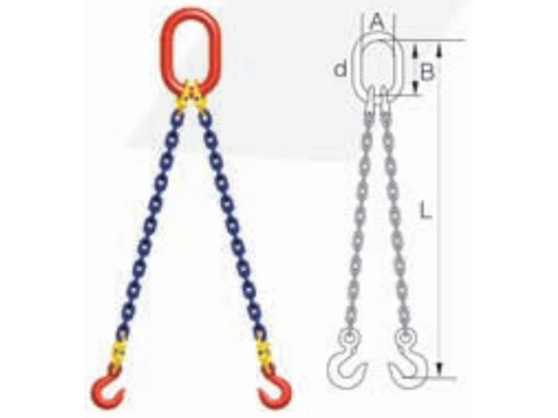 S(6)级双腿链条索具